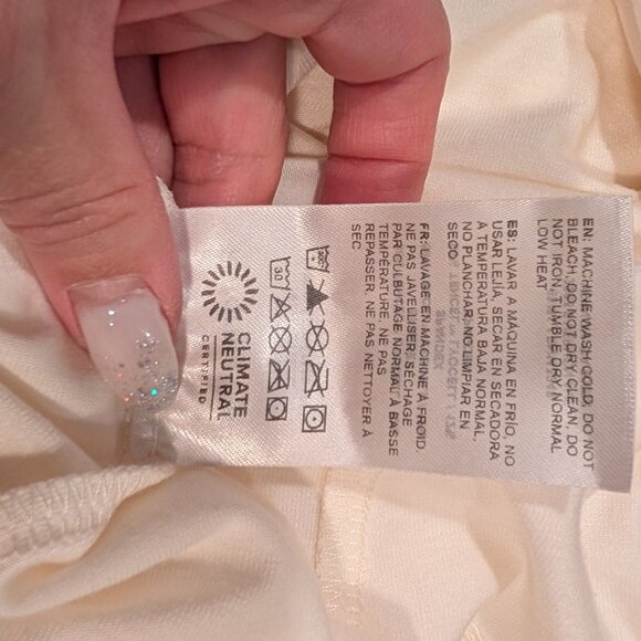 Reformation Suvi Knit Dress Ivory - Size XS - Picture 8 of 10